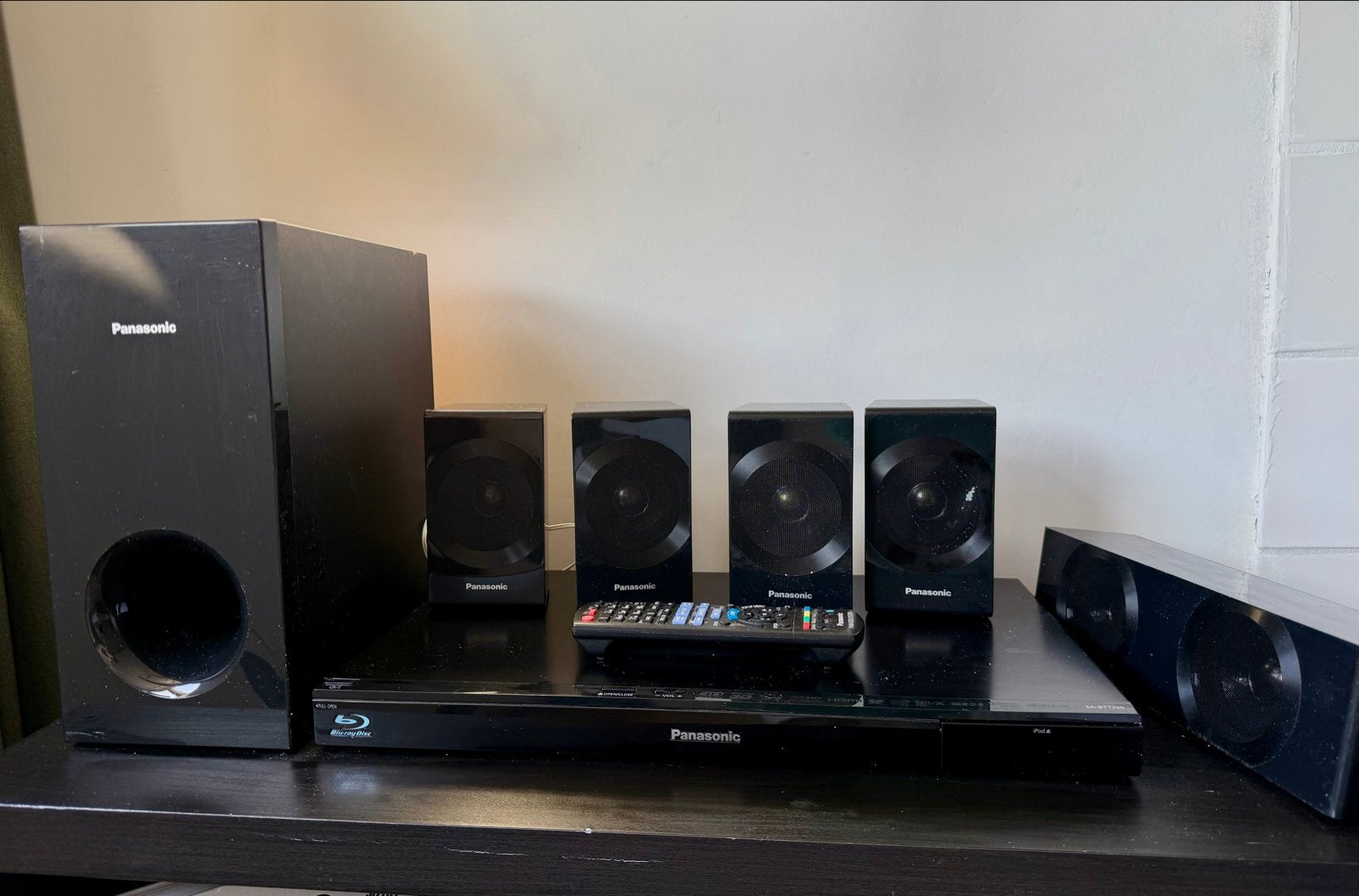 Panasonic SA-BTT290 3D Blu-ray Home Cinema Set, Ophalen, Panasonic, Blu-ray-speler, Gebruikt