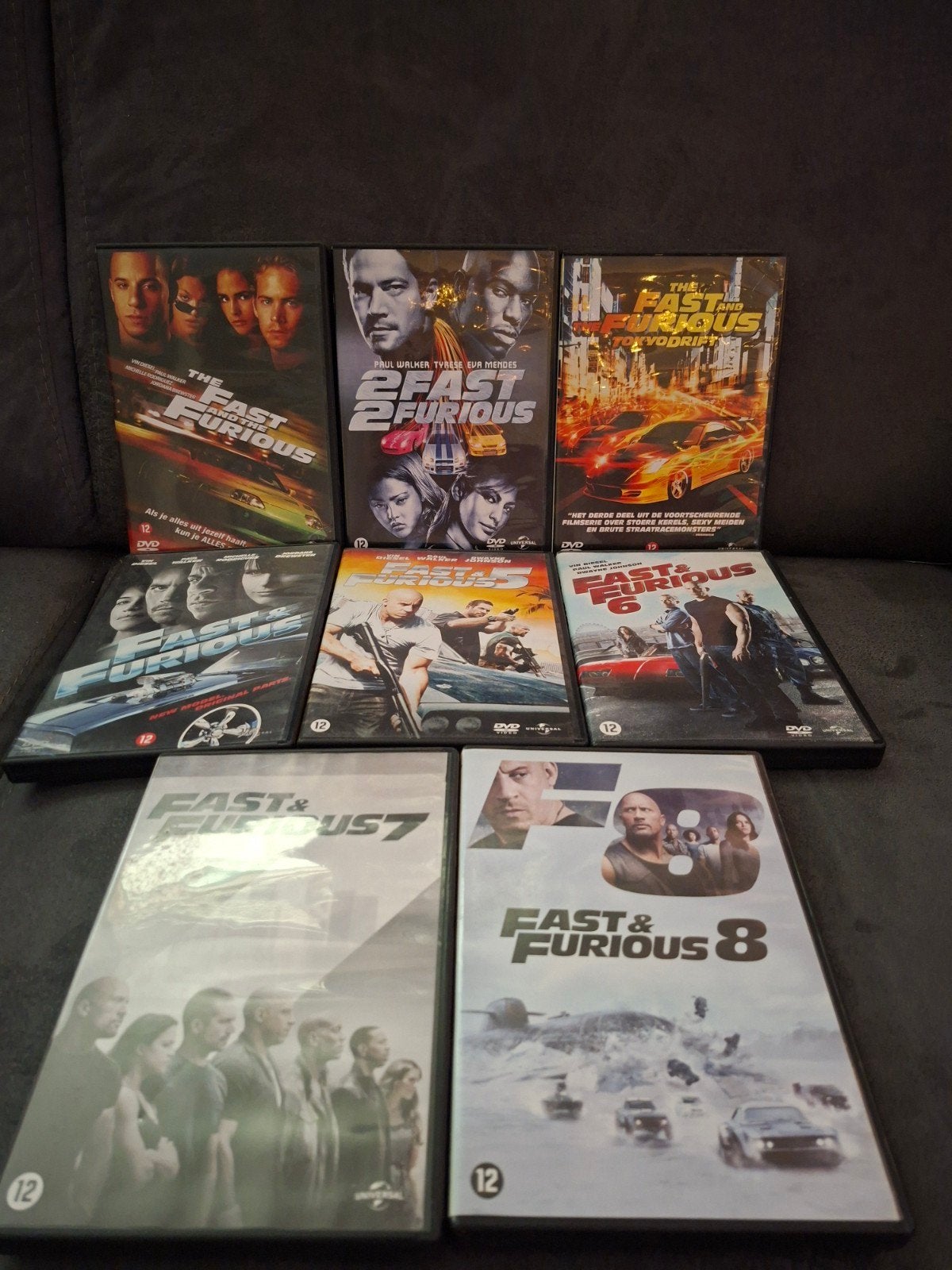 fast and furious 1 tot 8, Vanaf 12 jaar, Ophalen of Verzenden, Zo goed als nieuw