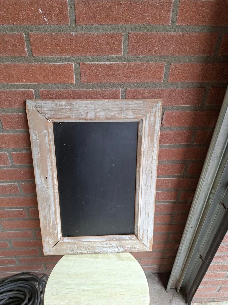Te koop leuk krijtbord, Ophalen