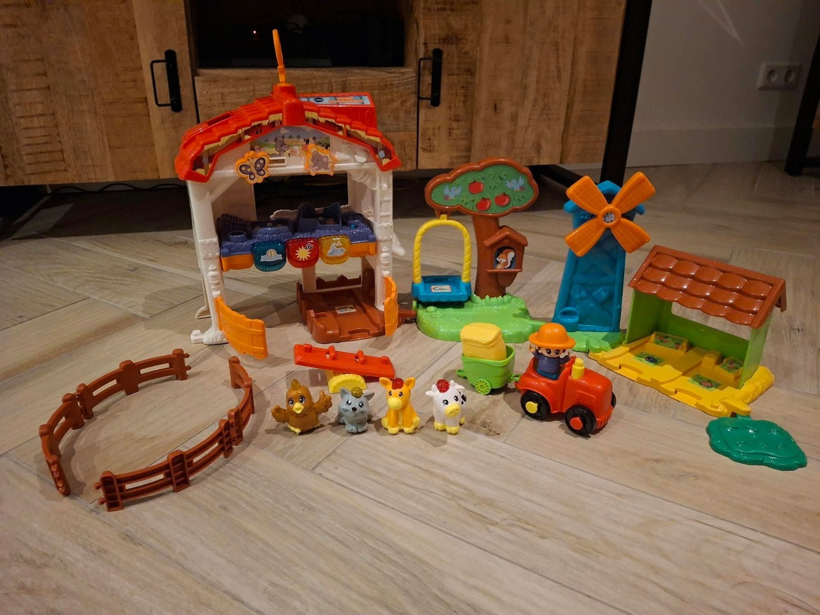 VTech Zoef Zoef Dieren Boerderij met accessoires, Ophalen, Gebruikt, Overige typen, Met licht