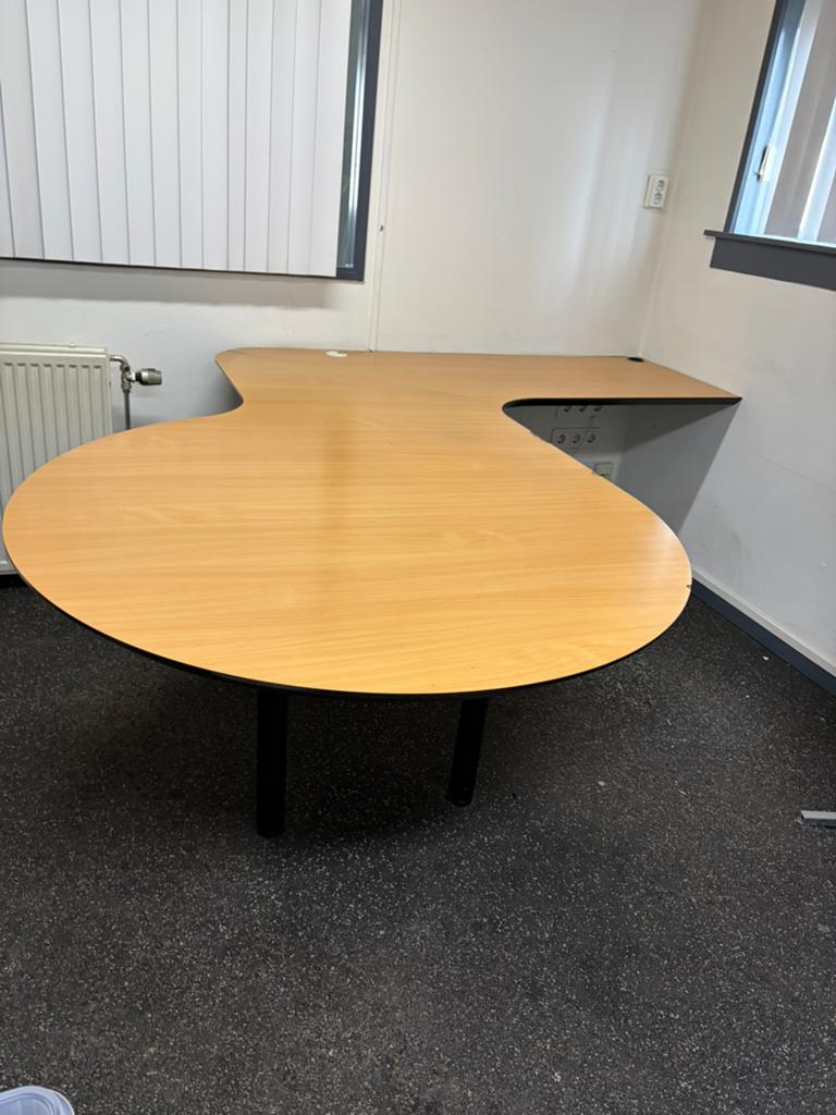 Bureu met pc/printerkast, Huis en Inrichting, Bureaus, Ophalen, Gebruikt