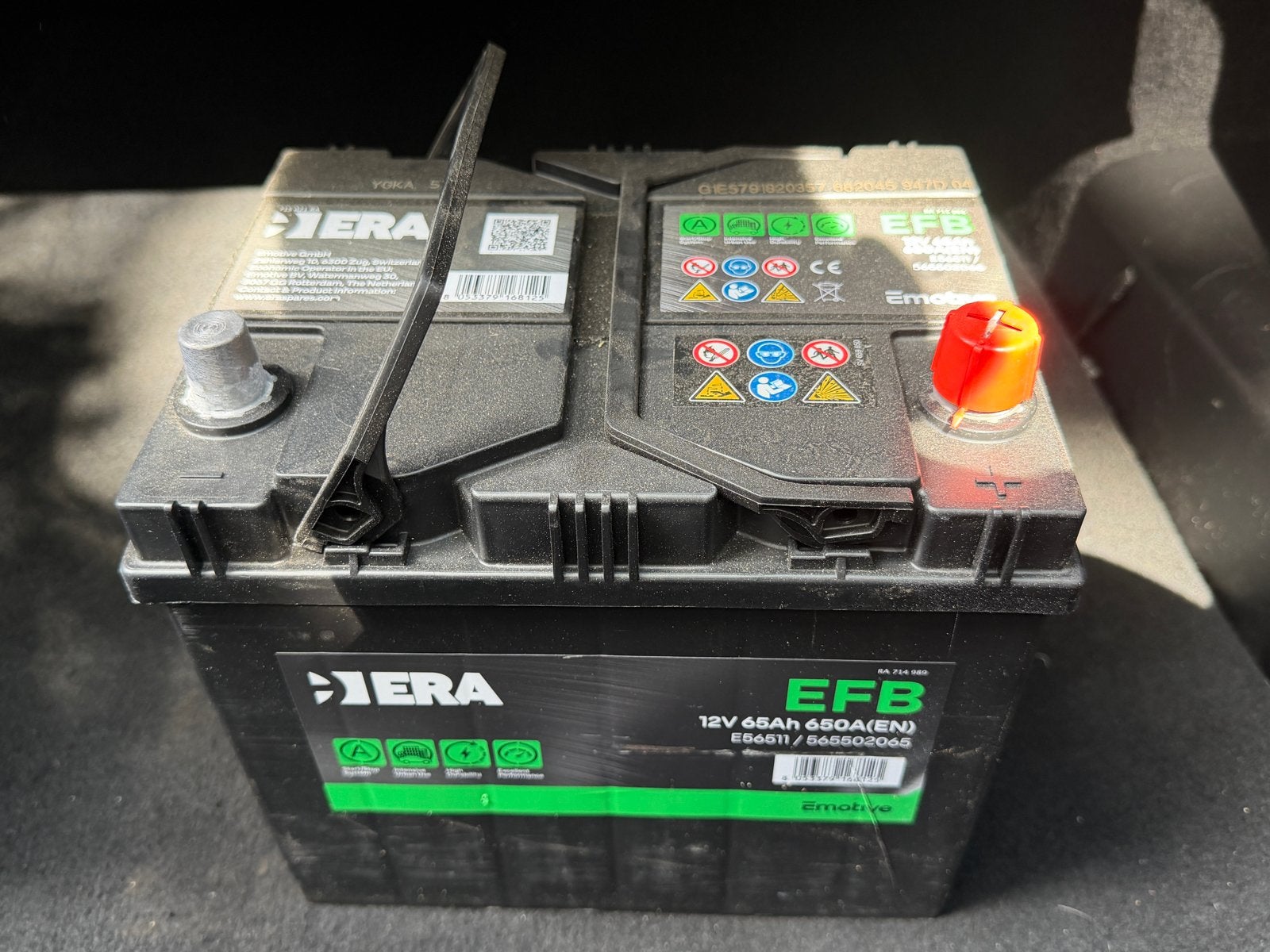 ERA EFB 12V 68Ah 650A(EN) Accu - Zo goed als nieuw, Ophalen, Gebruikt