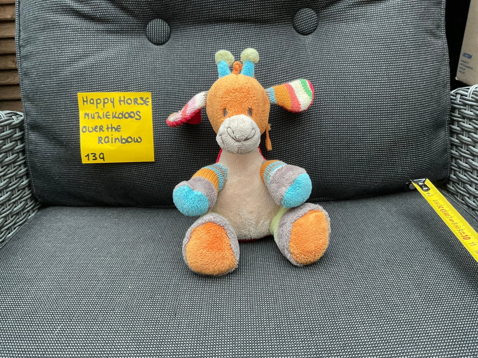 Zgan, niet kapot en werkend Happy Horse muziekdoosje, Ophalen, Zo goed als nieuw, Kraamcadeau
