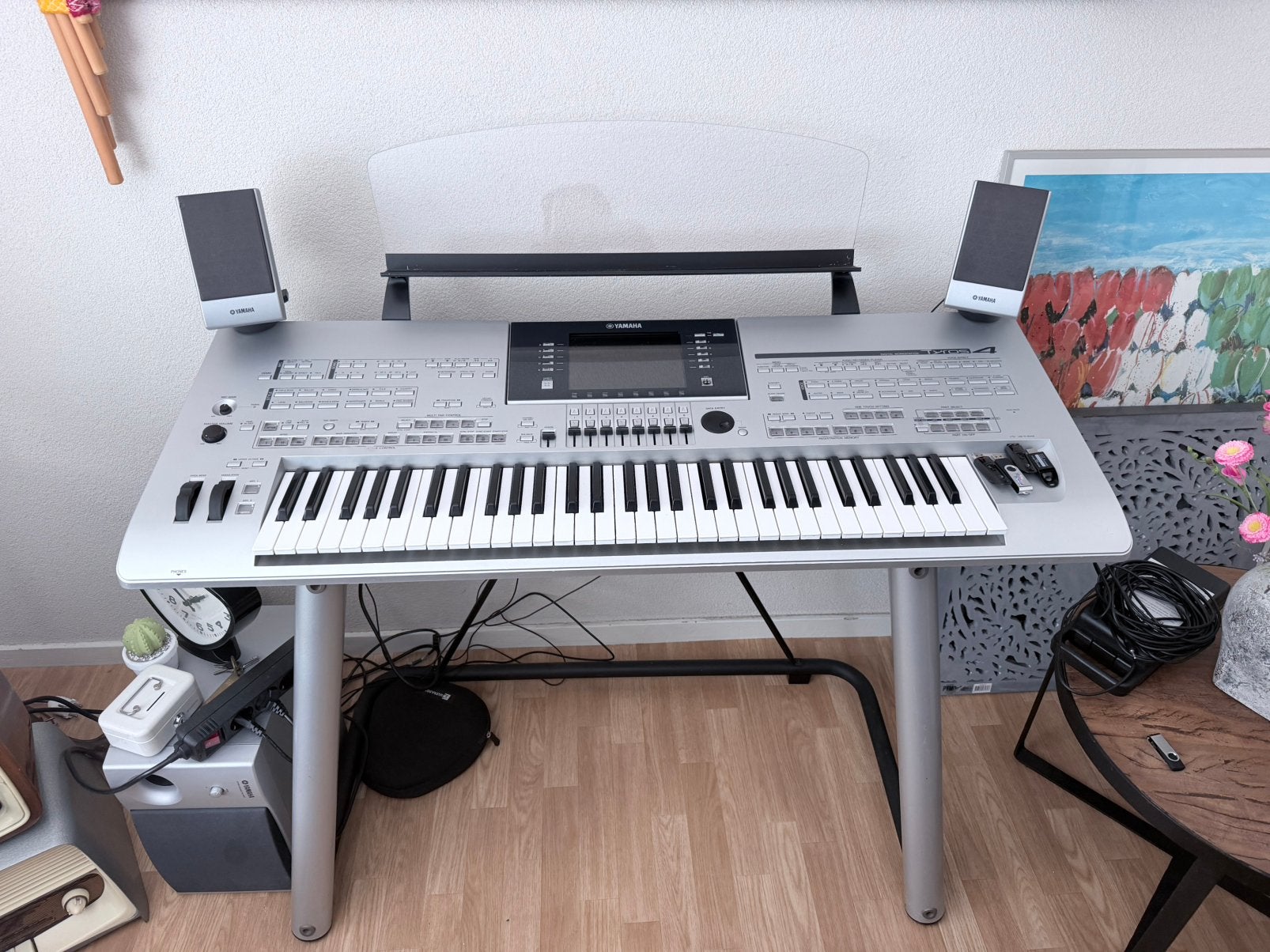 Keyboard Yamaha tyros 4, Muziek en Instrumenten, Keyboards, Ophalen, Zo goed als nieuw, 61 toetsen, Yamaha