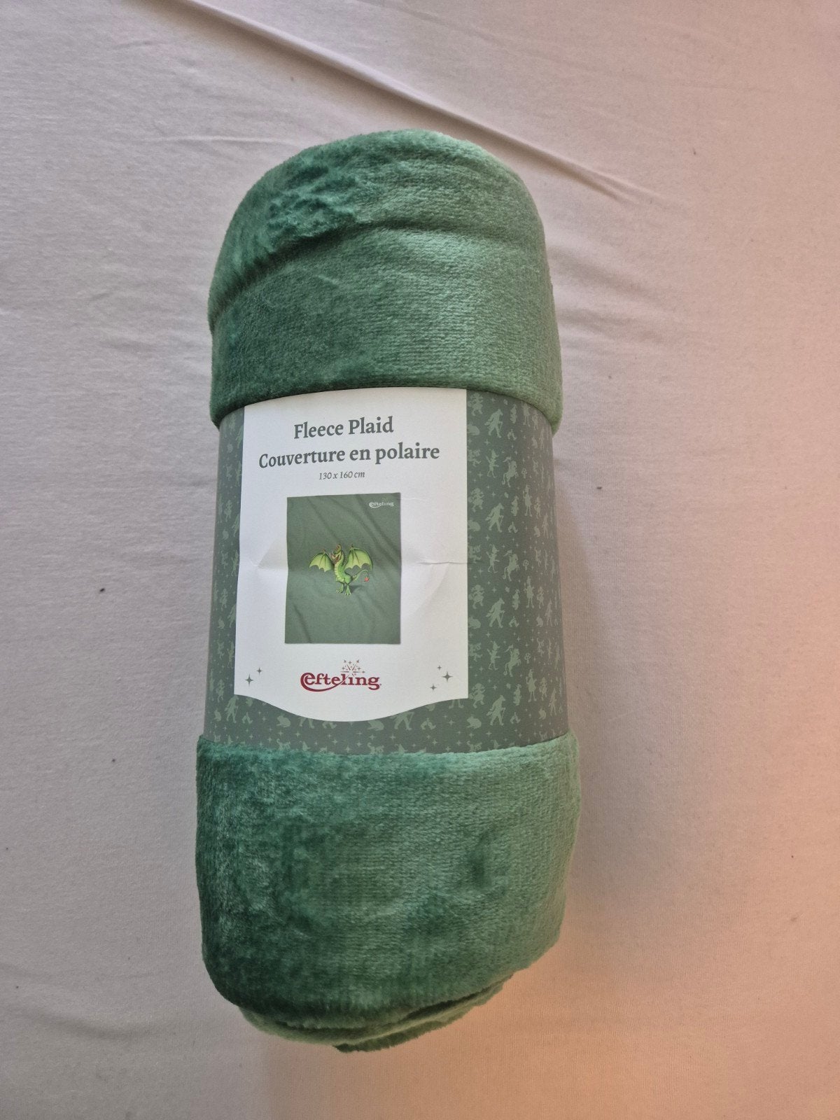 Efteling Fleece Plaid Draak - 130x160 cm, Nieuw, Ophalen of Verzenden, Fleece, Plaid