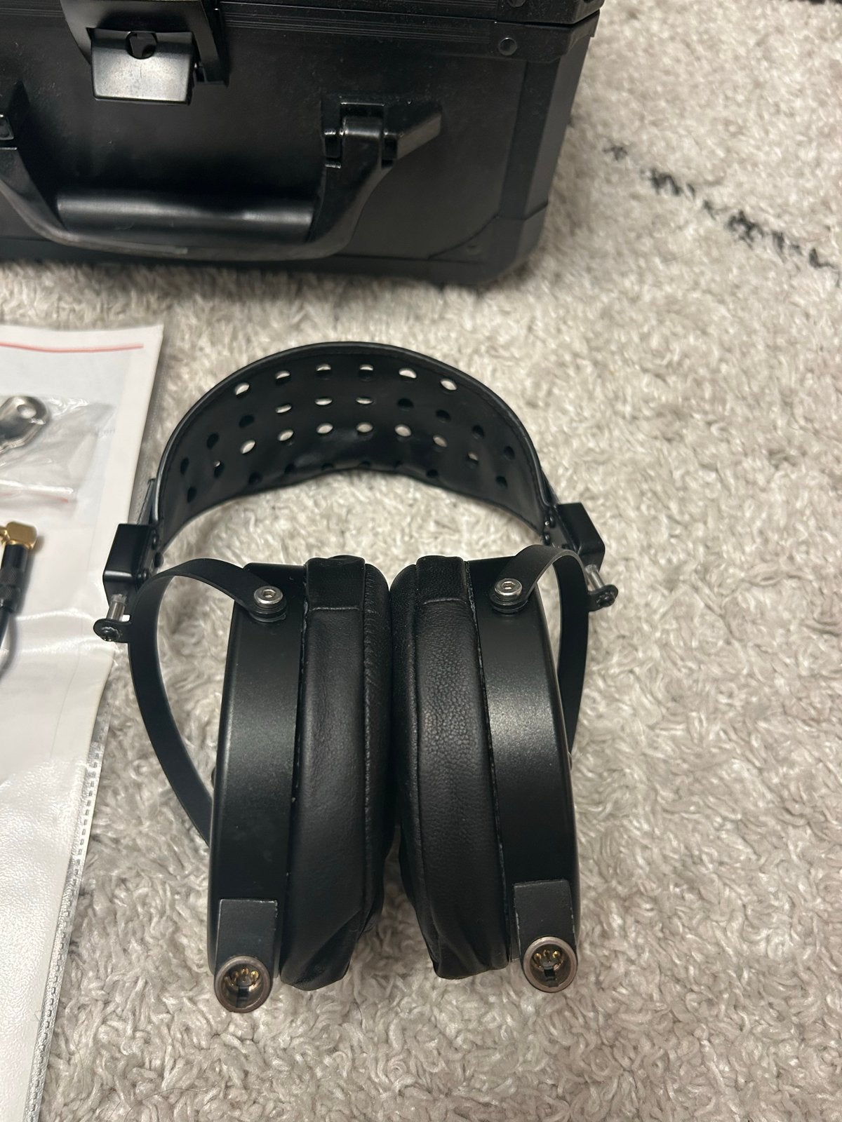 Audeze LCD-X Hoofdtelefoon met Koffer - Zo goed als nieuw, Overige merken, Ophalen of Verzenden, Zo goed als nieuw, Zwart