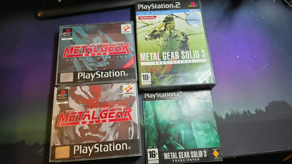 Metal Gear Solid PS1 & PS2 Collectie, Spelcomputers en Games, Games | Sony PlayStation 1, 1 speler, Ophalen of Verzenden, Avontuur en Actie