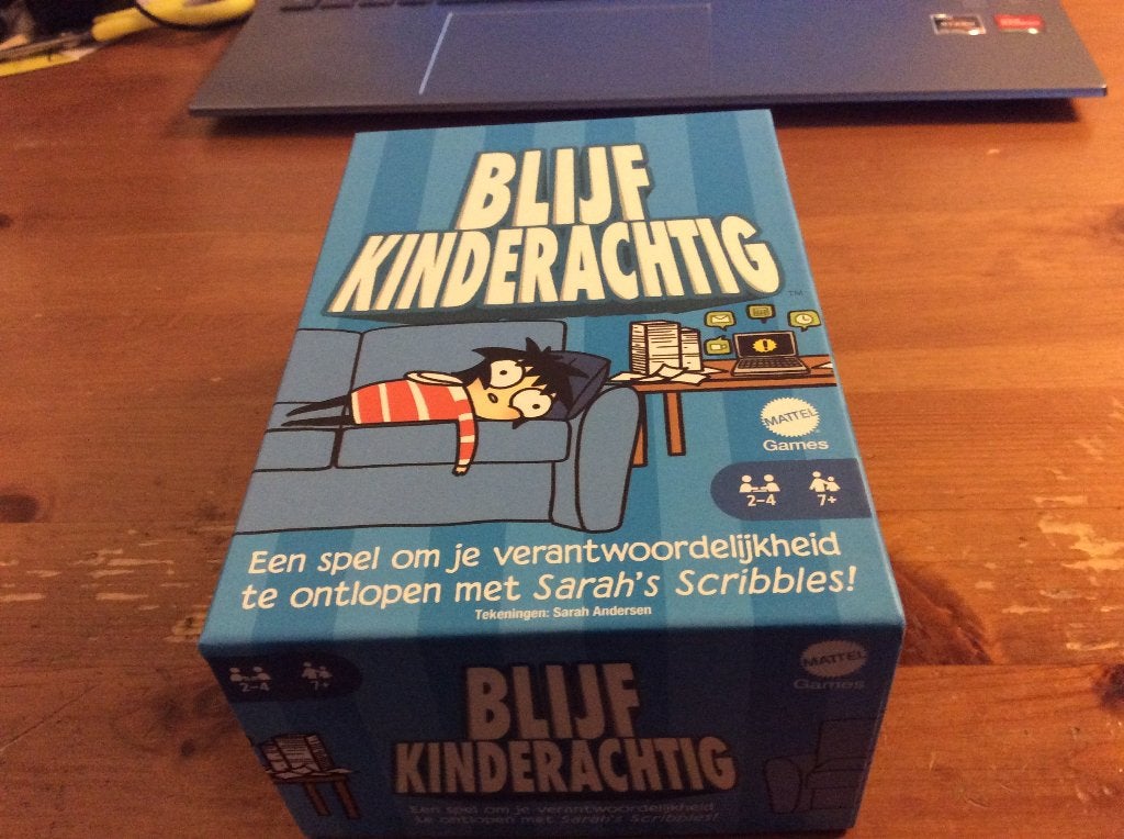 Blijf Kinderachtig Kaartspel Mattel Sarah's Scribbles. Nieuw, Een of twee spelers, Ophalen of Verzenden, Nieuw, Mattel