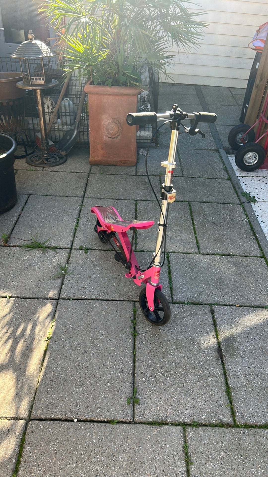 Spacescooter roze werkt perfect !, Ophalen, Gebruikt, Overige typen