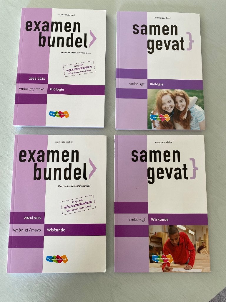 Examenbundels & Samenvattingen  Bio en Wi- VMBO, Boeken, Schoolboeken, VMBO, Biologie, ThiemeMeulenhoff, Ophalen of Verzenden