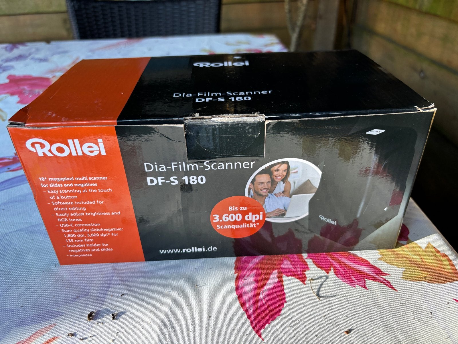 Rollei Dia-Film-Scanner DF-S 180 - zo goed als Nieuw in doos, Ophalen of Verzenden, Nieuw, Diascanner, Windows