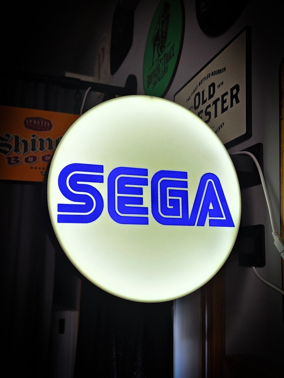 Dubbelzijdig Sega Lichtbord, Sega lightbox, Ophalen of Verzenden