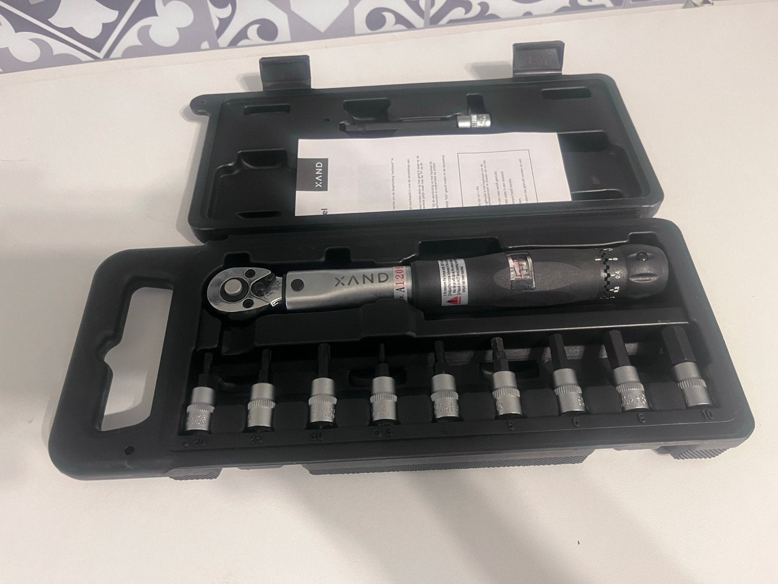 XAND momentsleutel 4–24 Nm compleet in koffer, Ophalen, Nieuw