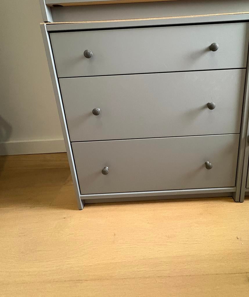 Verschillende kasten (zelfde serie HAUGA) IKEA, Ophalen, 100 tot 150 cm, Zo goed als nieuw, 3 of 4 laden