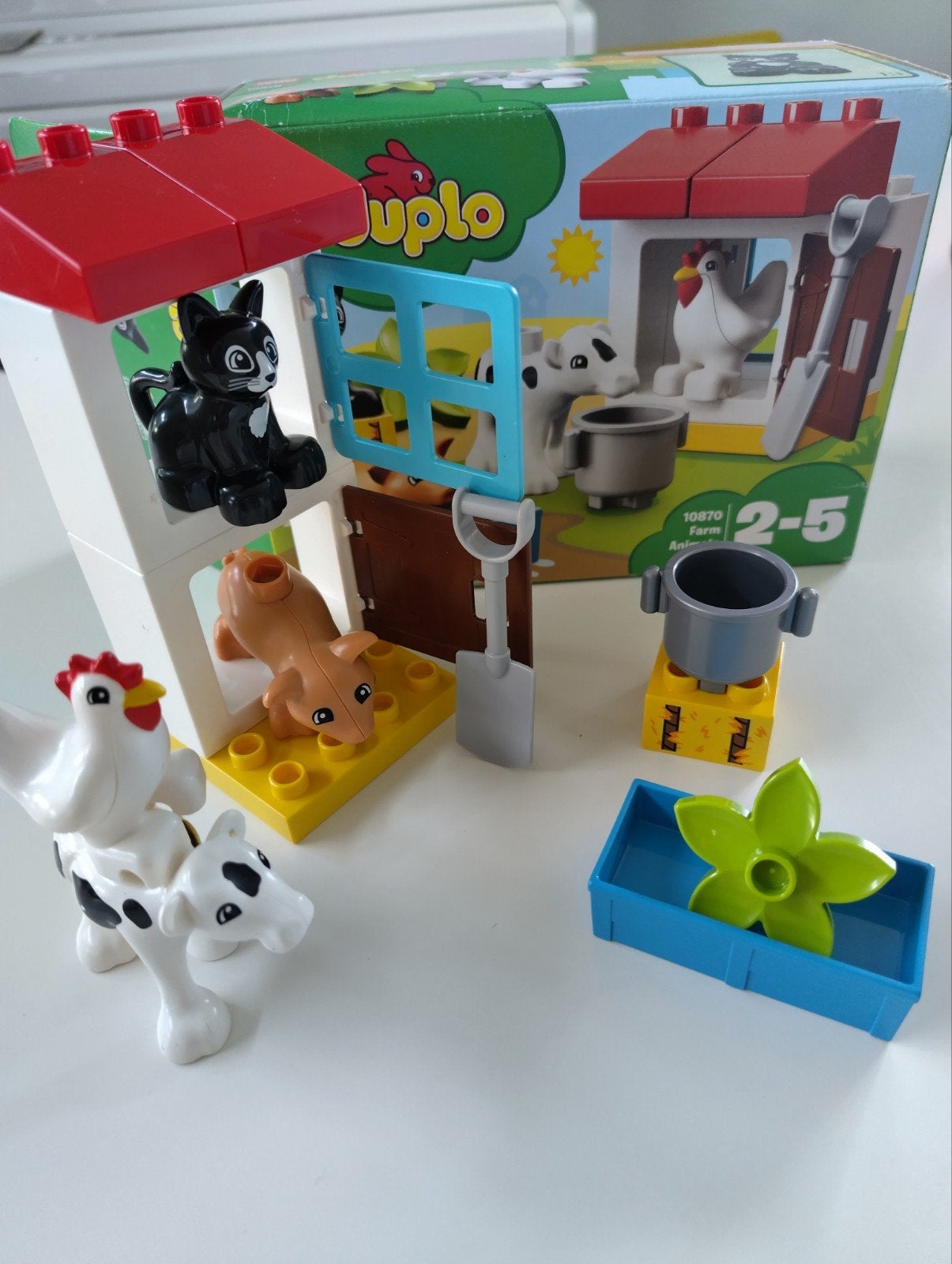 Duplo set 10870 Boerderijdieren - Zo goed als nieuw, Overige thema's, Ophalen of Verzenden, Zo goed als nieuw, Duplo