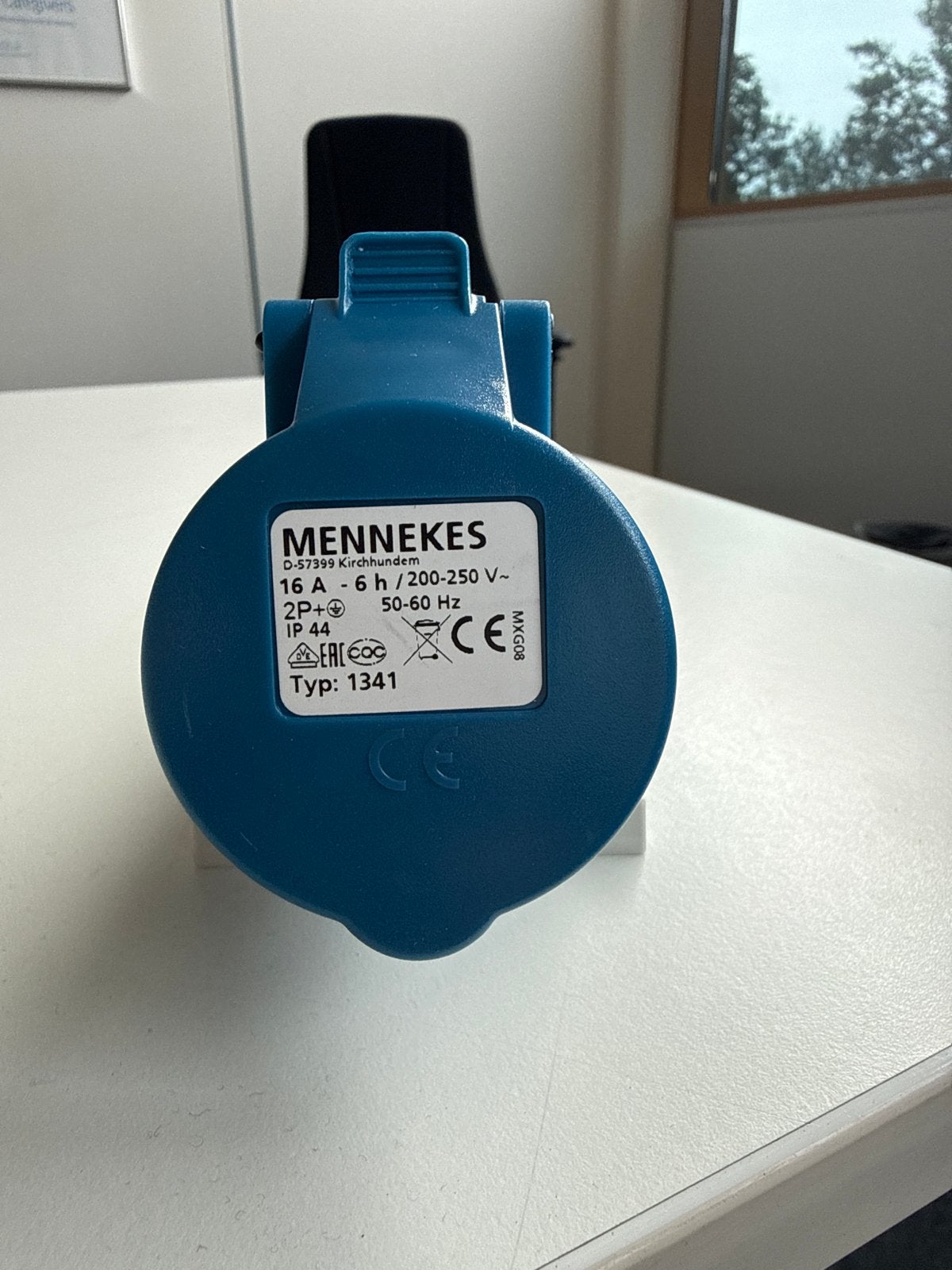 Mennekes CEE Stekkerdoos 16A 2P+A 200-250V IP44 - 10 stuks, Ophalen, Nieuw, Overige merken, Stekkerdoos