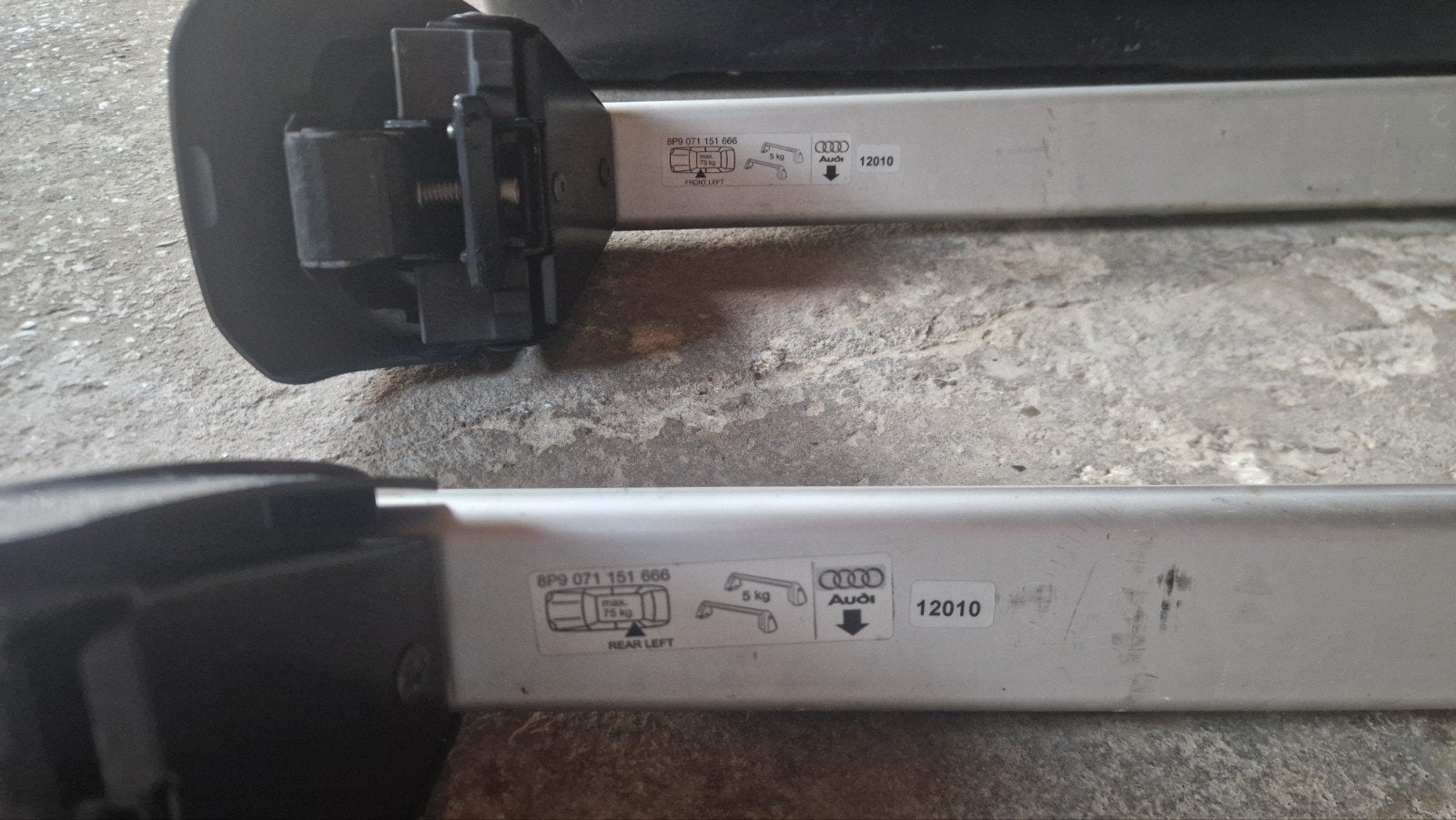 Originele Audi A3 dakdragers, Ophalen, Gebruikt