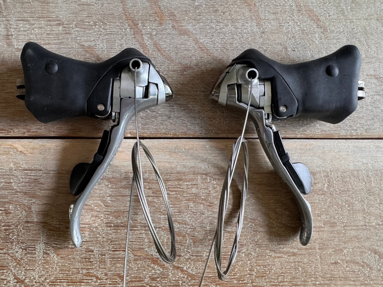 Shimano Ultegra ST-6510 2/3 x 9-sp STI schalel/rem hendels, Remmen, Gebruikt, Ophalen of Verzenden, Aluminium