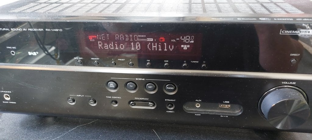 Yamaha RX-481D DAB+ 5.1 Receiver, Gebruikt, Yamaha, Ophalen of Verzenden, 60 tot 120 watt