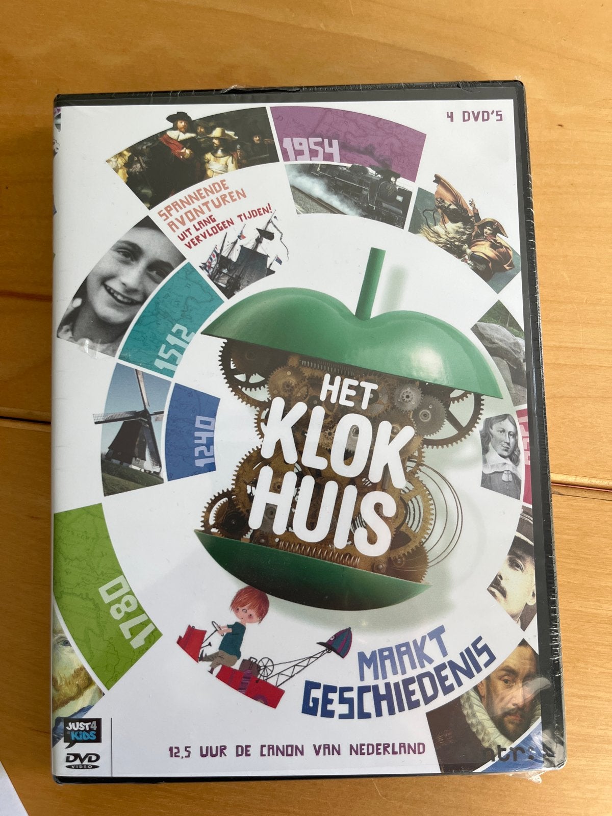 Het Klokhuis Maakt Geschiedenis - 4 DVD's, Cd's en Dvd's, Dvd's | Documentaire en Educatief, Alle leeftijden, Politiek of Geschiedenis