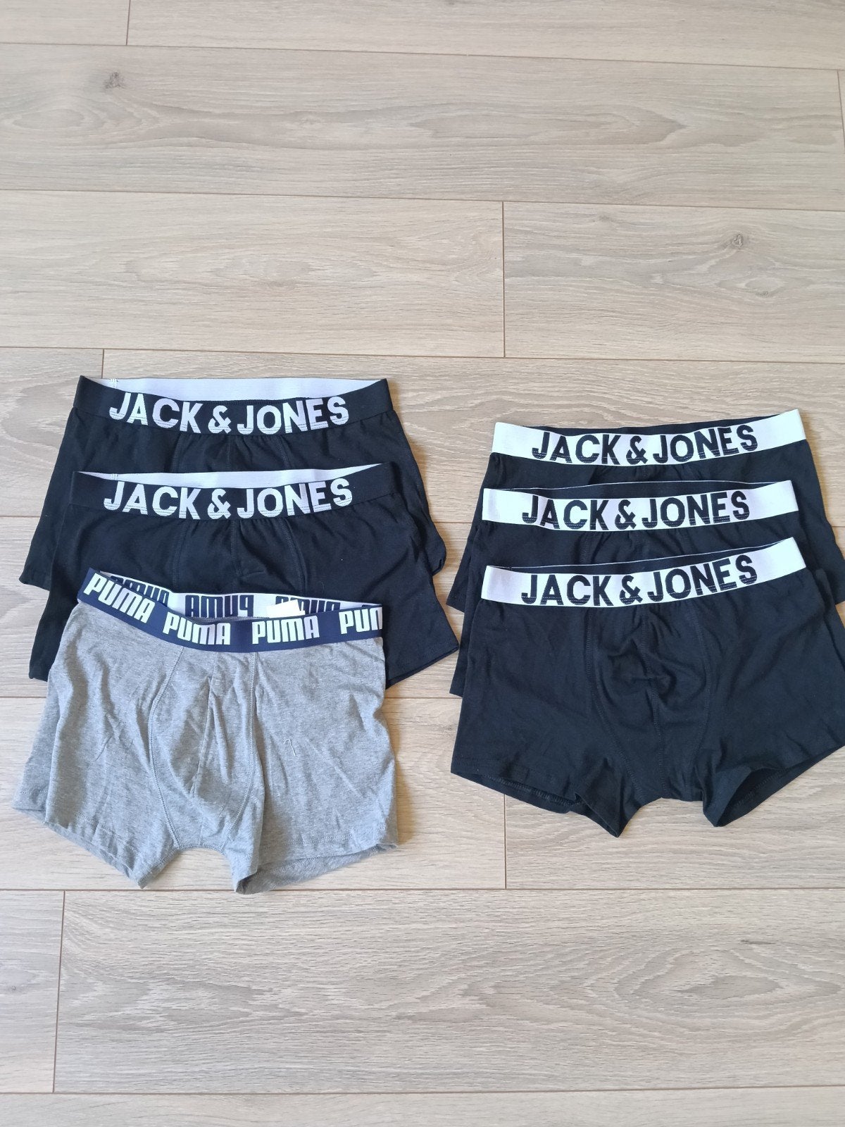 6 Nieuwe Boxershorts: 5x Jack & Jones, 1x Puma, Ophalen of Verzenden, Zwart, Jack & Jones, Puma, Boxer