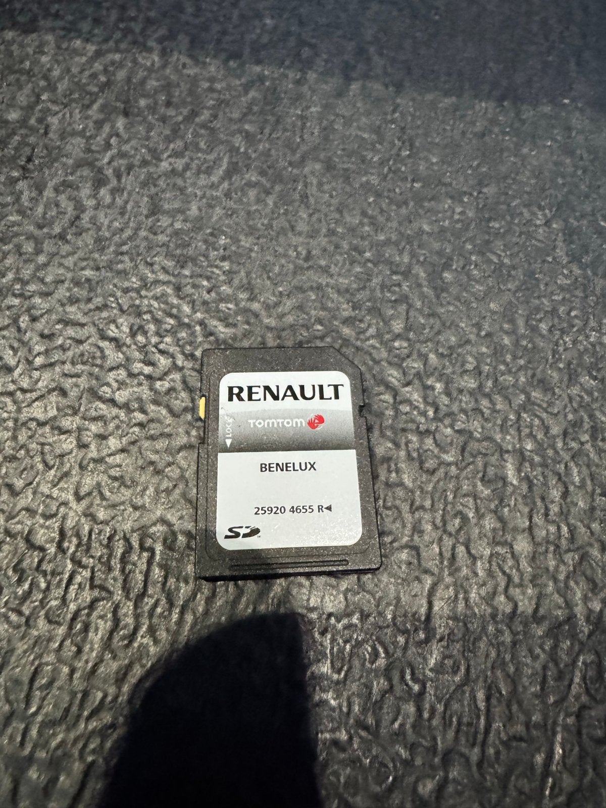 Renault TomTom Benelux SD-kaart navigatie, Ophalen of Verzenden, Gebruikt