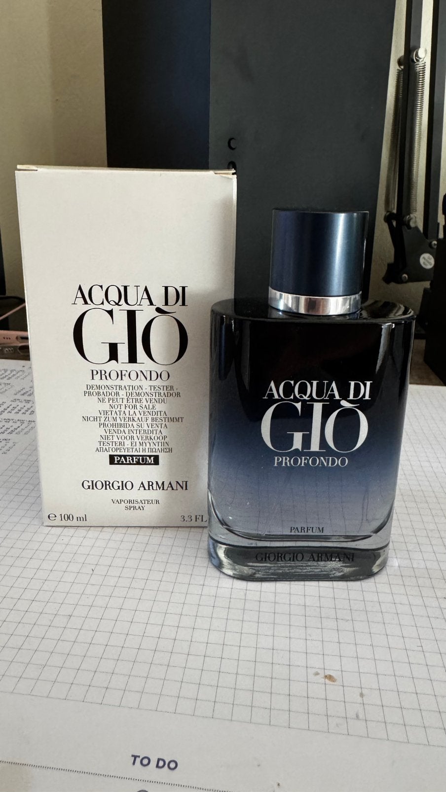 Acqua di Gio profondo parfum 100ml, Ophalen of Verzenden, Zo goed als nieuw