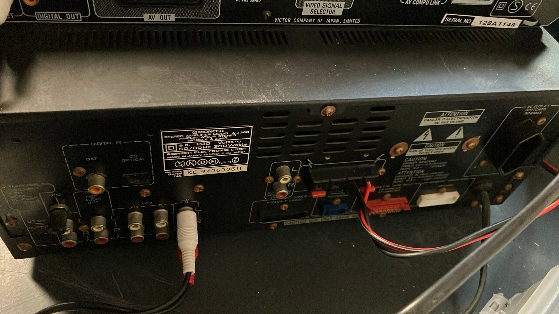 Pioneer stereo versterker A-Z360 met Phono, Ophalen, Gebruikt, Pioneer, 120 watt of meer