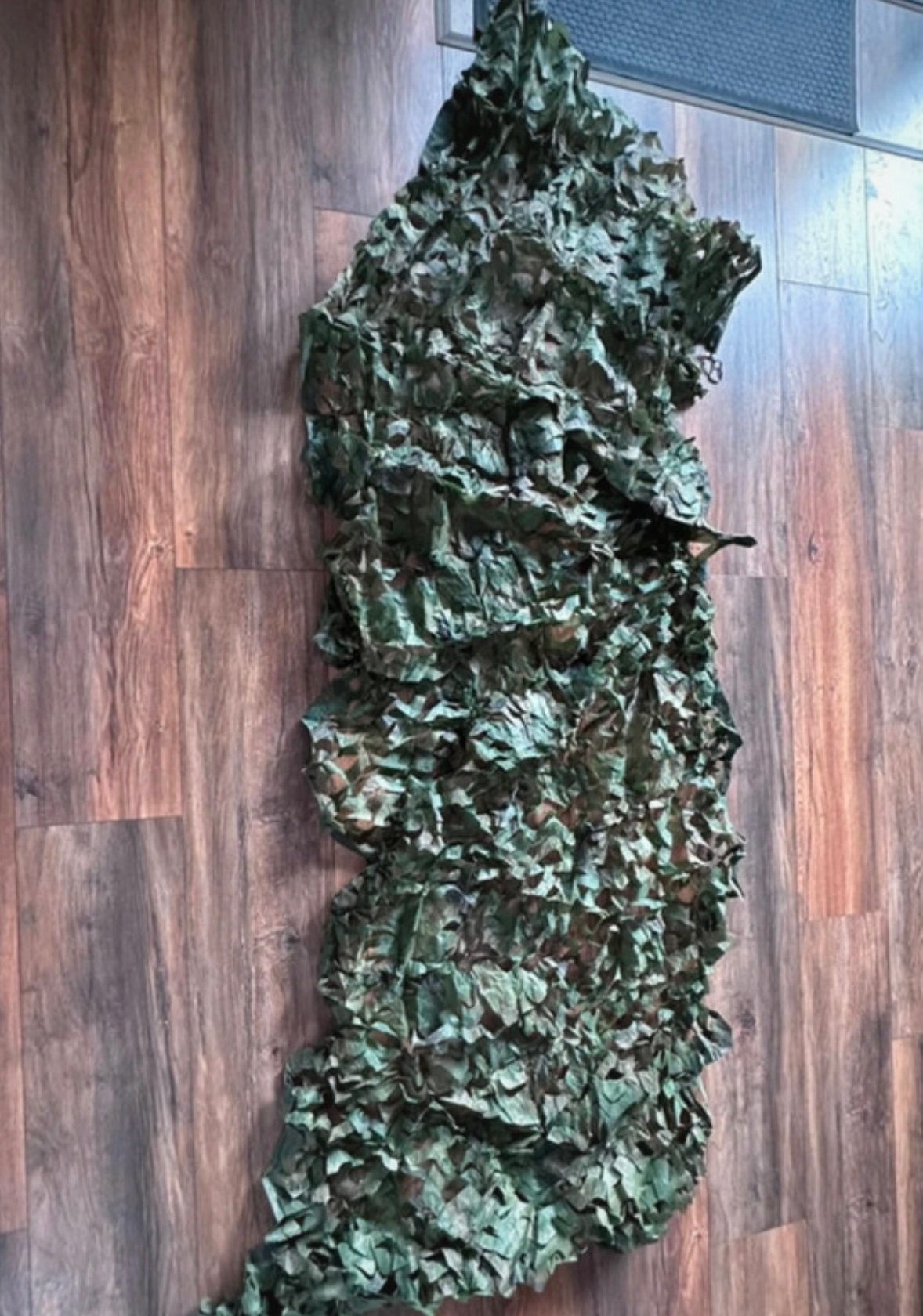 Nieuw Camouflagenet 1.5x5m - Groen met Bladerstructuur, Ophalen of Verzenden, Overige soorten, Overige gebieden, Overige typen