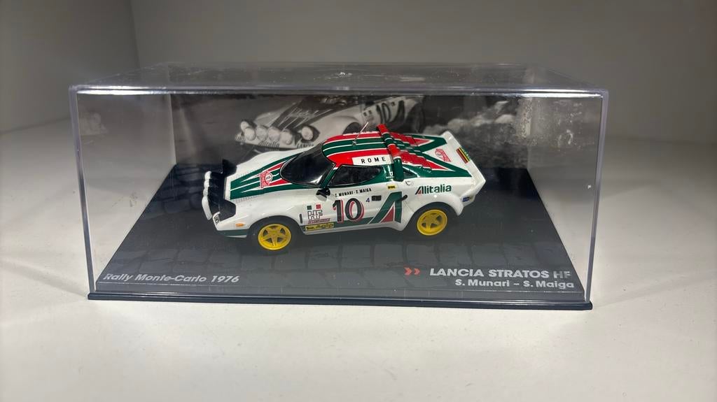 Lancia stratos rally monte carlo altaya 1.43, Hobby en Vrije tijd, Modelauto's | 1:43, Ophalen of Verzenden, A, A, A