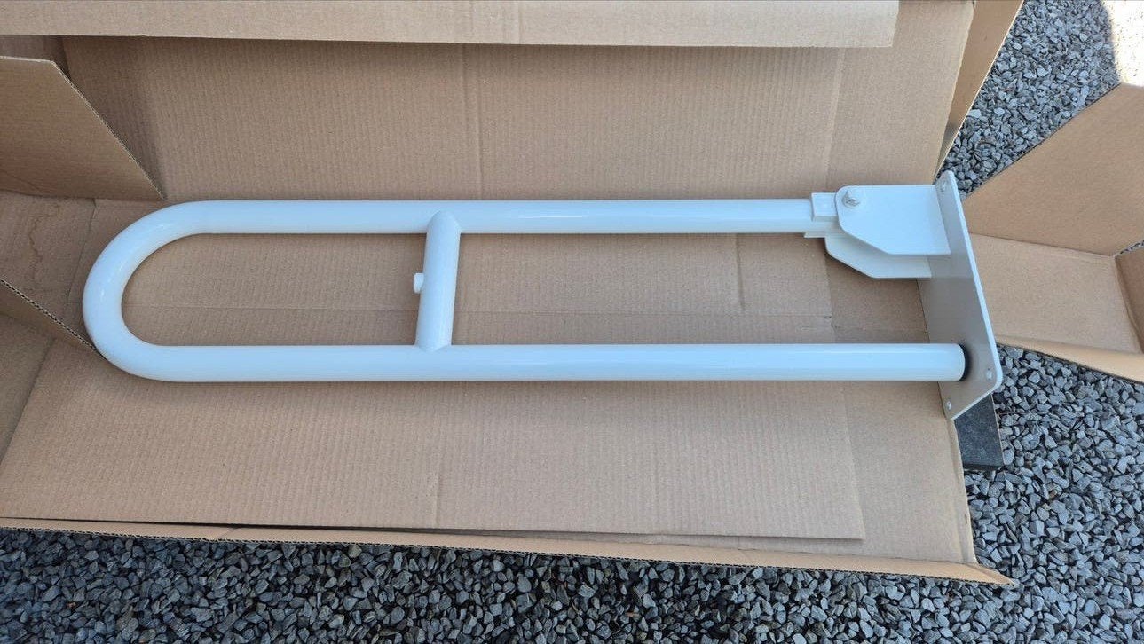 Linido opklapbare toiletbeugel 80 cm, Ophalen of Verzenden, Zo goed als nieuw, Toilet