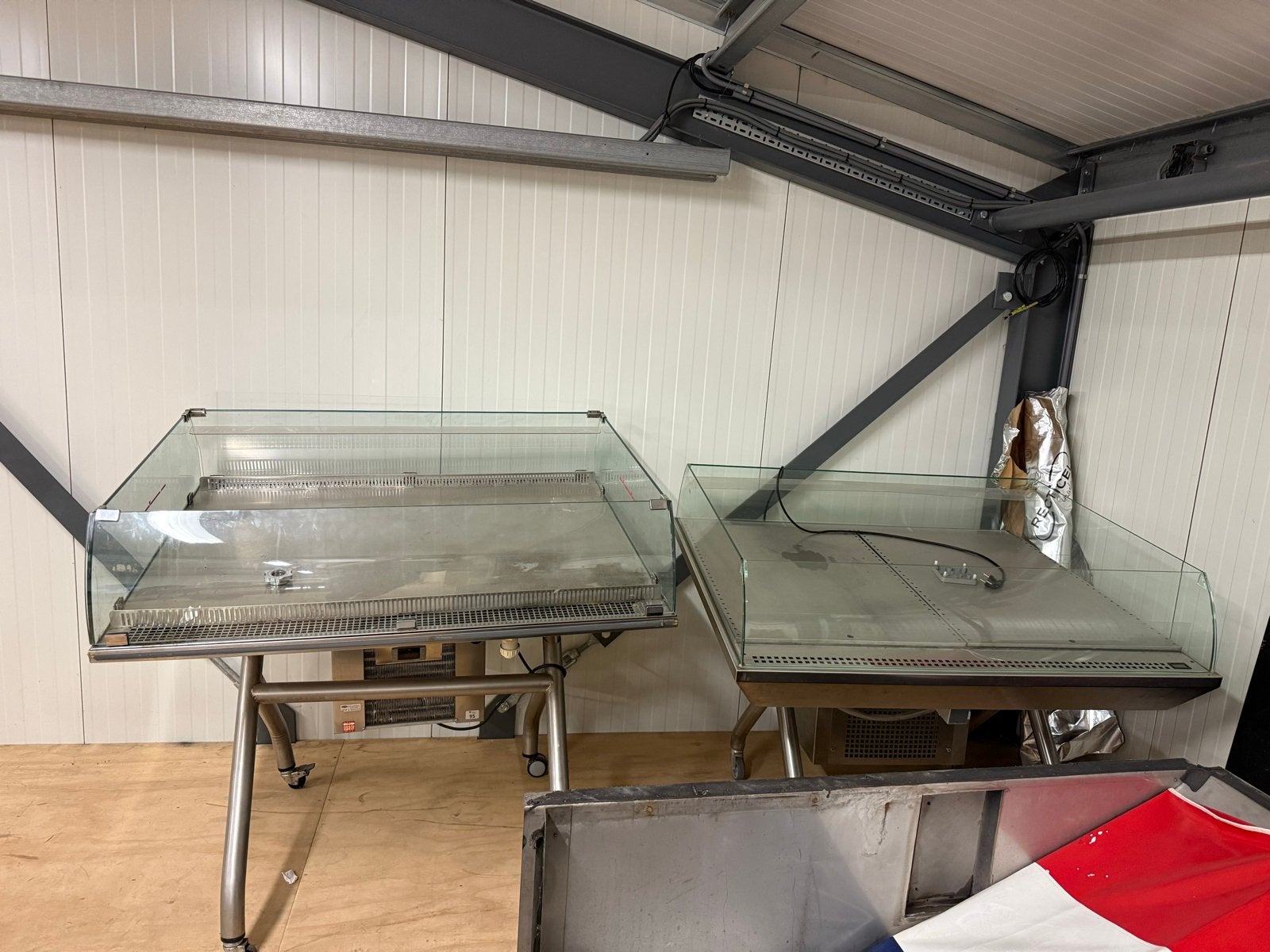 Professionele Koelvitrine - 120x105cm, Ophalen, Gebruikt, Koelen en Vriezen