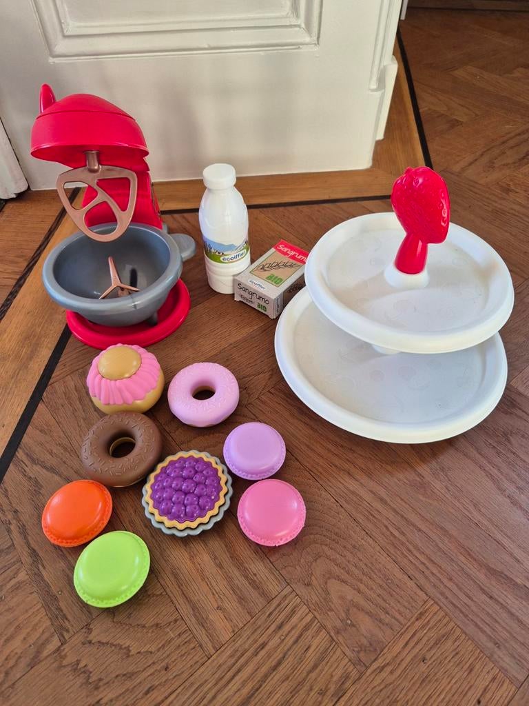 Kinderspeelgoed Bakkerij Set - Cupcakes, Macarons, Donuts, Ophalen of Verzenden, Nieuw, Jongen of Meisje