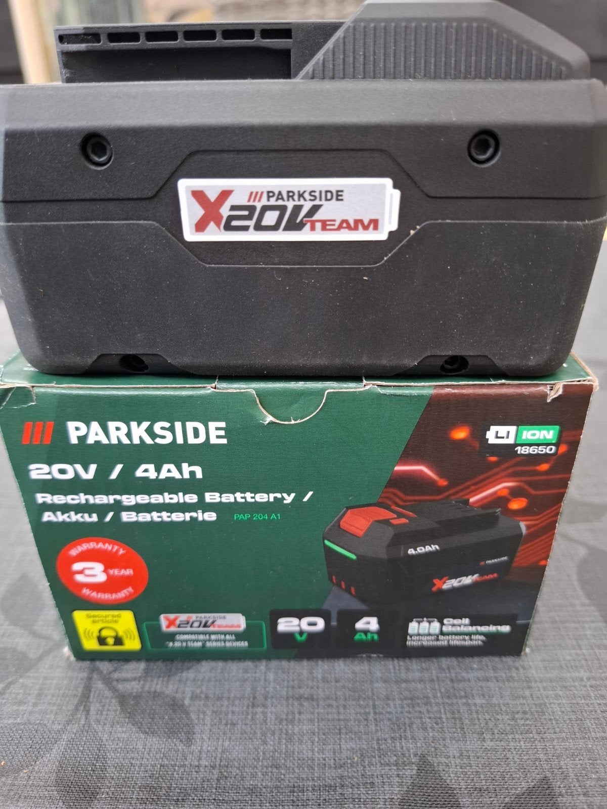Parkside X 20V Team Accu 4Ah - Nieuw in doos, Ophalen, Nieuw