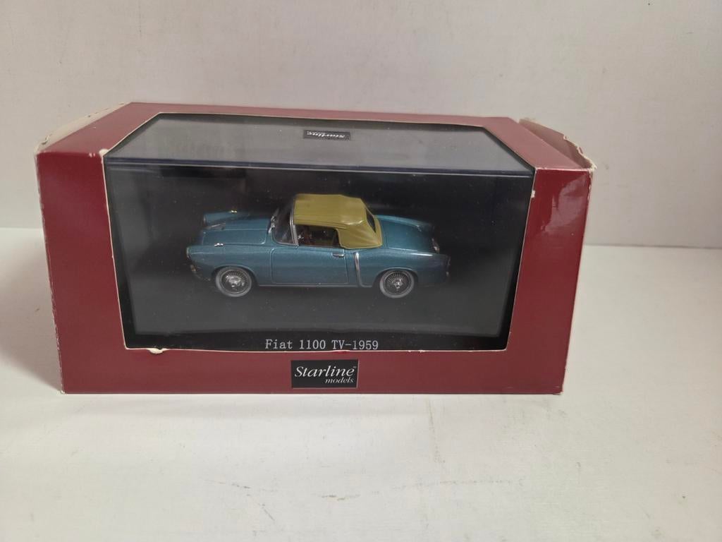 Starline Fiat 1100 TV 1959 1:43, Hobby en Vrije tijd, Modelauto's | 1:43, Overige merken, Auto, ., Ophalen of Verzenden