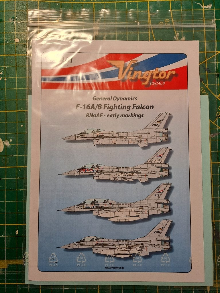 Vingtor 48-101 F-16A/B, Overige merken, Ophalen of Verzenden, Zo goed als nieuw, Groter dan 1:72