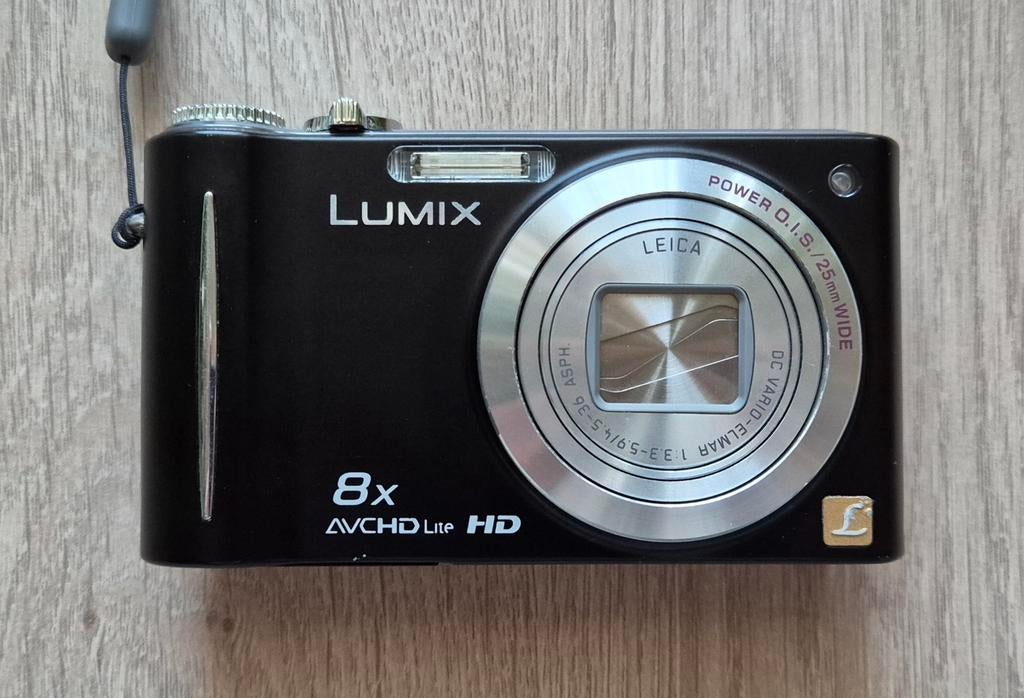 Panasonic Lumix DMC-ZX3 (zwart), 14 Megapixel, Gebruikt, Compact, Ophalen of Verzenden