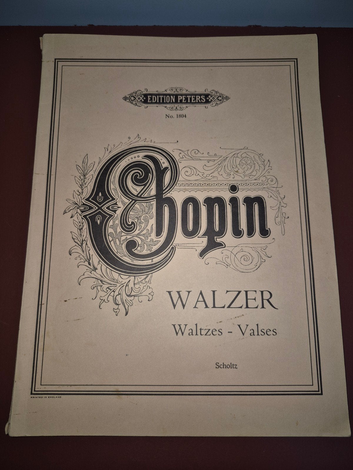 Chopin Walzer - Waltzes - Valses (Edition Peters), Muziek en Instrumenten, Gebruikt, Klassiek, Ophalen of Verzenden, Artiest of Componist