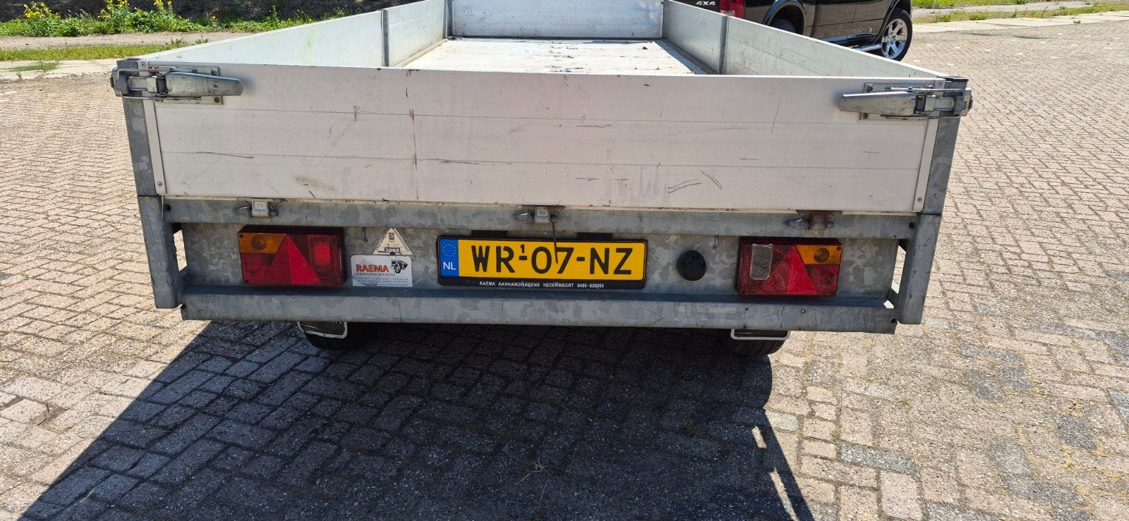 hapert schamelaanhanger 3500 kg, Ophalen, Zo goed als nieuw