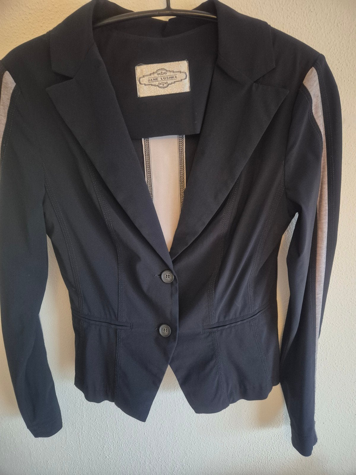 blazer Jane Lushka  blauw mt S., Kleding | Dames, Zo goed als nieuw, Jane Lushka, Jasje, Maat 36 (S)