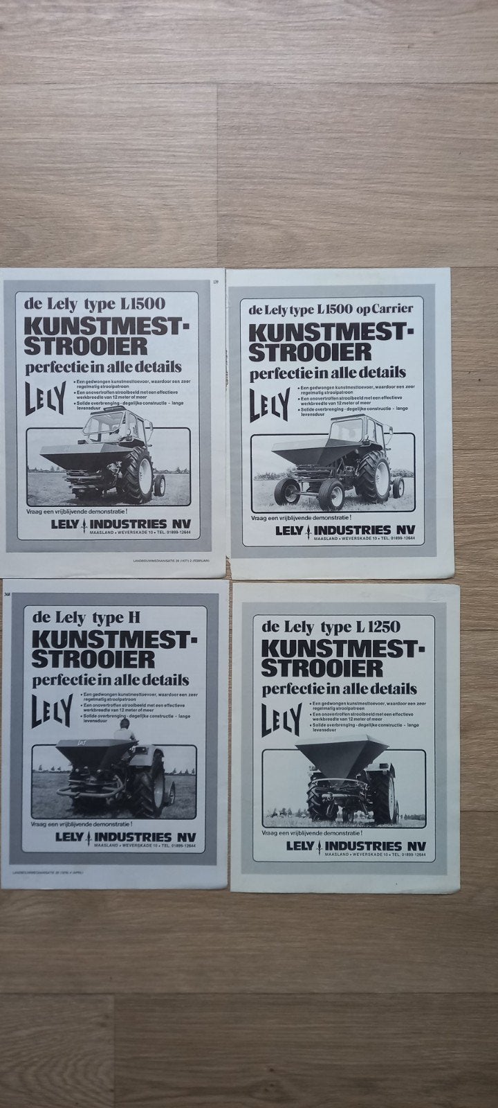 Le 2: Lely  strooier advertenties, Ophalen of Verzenden, Tijdschrift