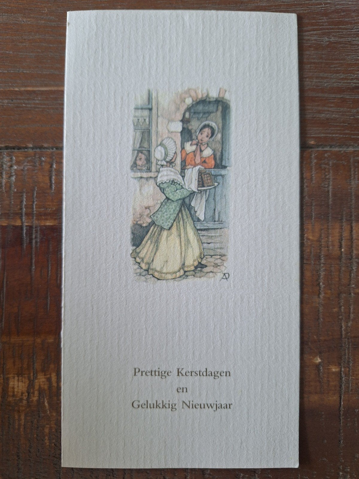Vouwkaart Anton Pieck - Prettige Kerstdagen, Ophalen of Verzenden, Gelopen, Overige thema's