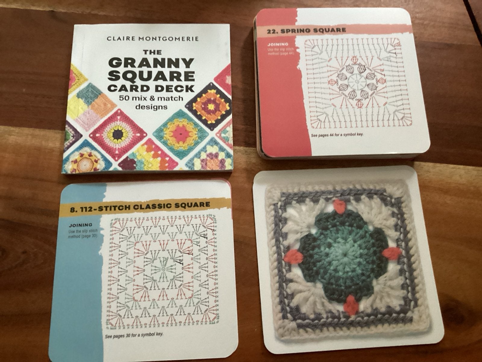 Granny Square Card Deck - 50 haakpatronen, Hobby en Vrije tijd, Breien en Haken, Zo goed als nieuw, Haken, Patroon of Boek, Ophalen of Verzenden