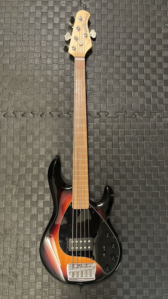 MusicMan Stingray 5 fretless bass, Muziek en Instrumenten, Snaarinstrumenten | Gitaren | Bas, Ophalen, Zo goed als nieuw, Elektrisch