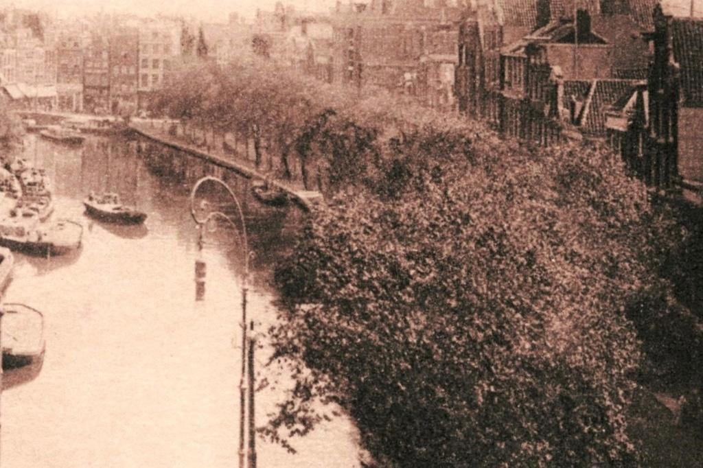 939559 Amsterdam Singel Nette oude kaart Onbeschreven, Ophalen of Verzenden, 1920 tot 1940, Ongelopen, Noord-Holland