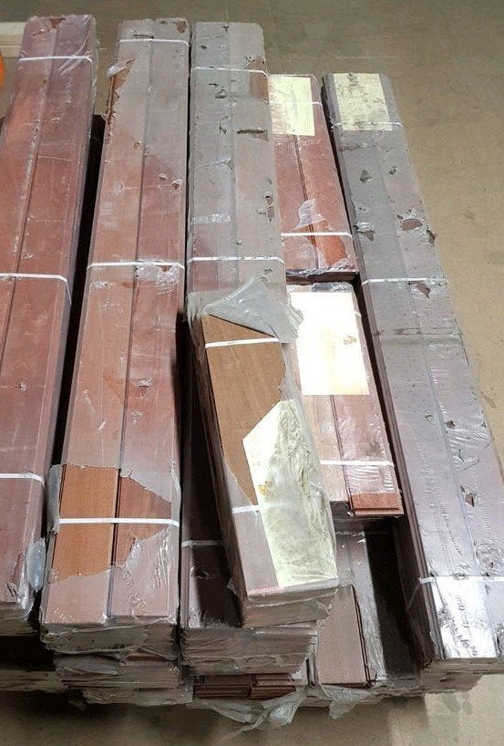 Jatoba vloer, 50 tot 150 cm, Overige typen, Nieuw, 10 m² of meer