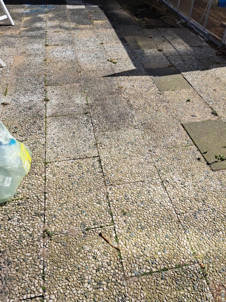 Tuin tegels, Ophalen of Verzenden, Gebruikt, Beton, Terrastegels