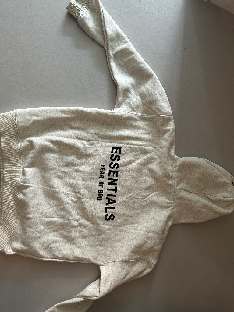 Essentials hoodie, Verzenden, Zo goed als nieuw, Grijs, Maat 46 (S) of kleiner