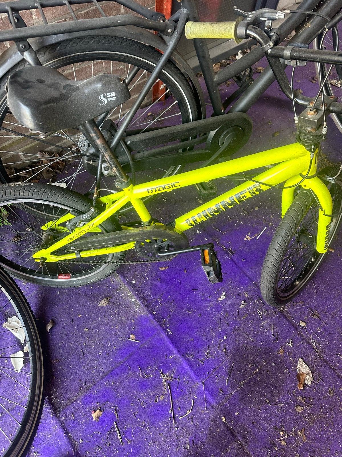 Magic Thunder BMX - Felgroen, Ophalen, Gebruikt, Staal, Velgrem