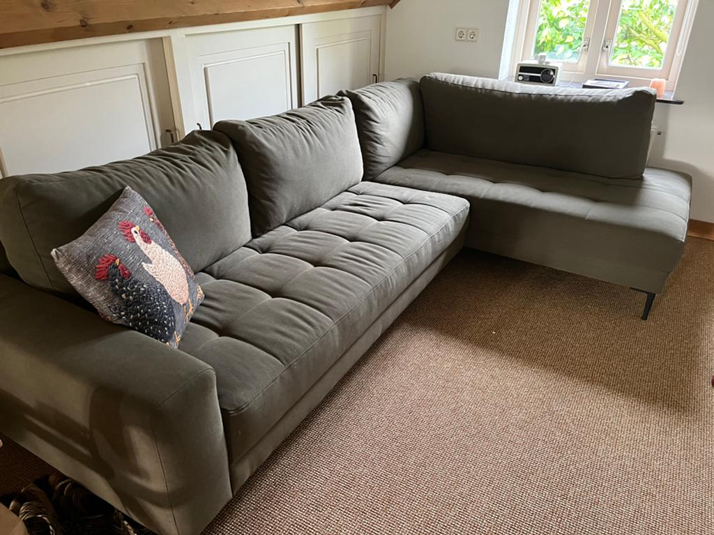 Goossens loungebank, Huis en Inrichting, Banken | Bankstellen, Ophalen of Verzenden, Zo goed als nieuw, Vierpersoons of meer